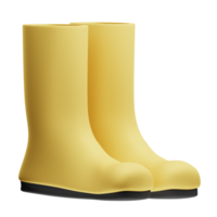 3d illustration sécurité bottes png