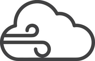 Cloud icon symbol image. Illustration of the hosting storage design image vector