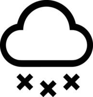 Cloud icon symbol image. Illustration of the hosting storage design image vector