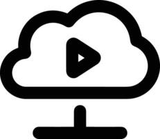 Cloud icon symbol image. Illustration of the hosting storage design image vector