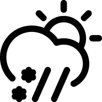 Cloud icon symbol image. Illustration of the hosting storage design image vector