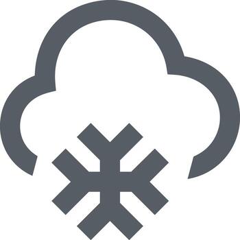 Cloud icon symbol image. Illustration of the hosting storage design image vector