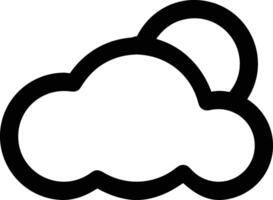 Cloud icon symbol image. Illustration of the hosting storage design image vector