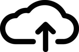 Cloud icon symbol image. Illustration of the hosting storage design image vector