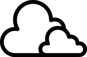 Cloud icon symbol image. Illustration of the hosting storage design image vector