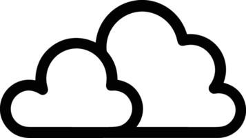 Cloud icon symbol image. Illustration of the hosting storage design image vector