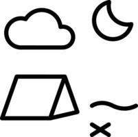 Cloud icon symbol image. Illustration of the hosting storage design image vector