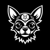 Chihuahua - Minimalist and Flat Logo - illustration vector
