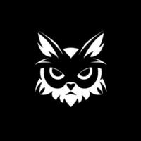 Cat, Black and White illustration vector