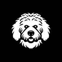 Bichon Frise - Minimalist and Flat Logo - illustration vector