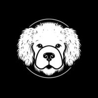 bichón frise - alto calidad logo - ilustración ideal para camiseta gráfico vector