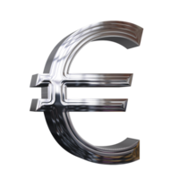 euro argent symbole png