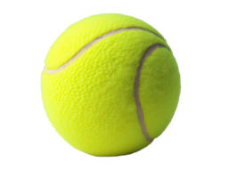 een tennis bal Aan een transparant achtergrond png