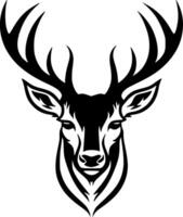 Deer, Minimalist and Simple Silhouette - illustration vector