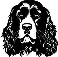 cocker spaniel - alto calidad logo - ilustración ideal para camiseta gráfico vector