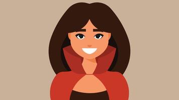 Female character enjoys influencers lifestyle in life and getting the max out of it vector