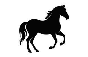 Horse Silhouette isolated on a white background vector