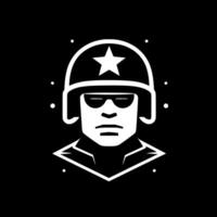 Army, Black and White illustration vector