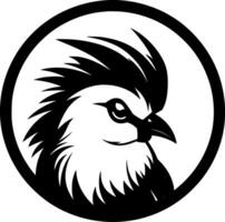 Cockatoo, Black and White illustration vector