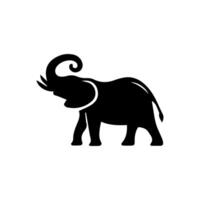 Elephants Silhouette, Animal Icons, Wild Life, Forest Animals vector