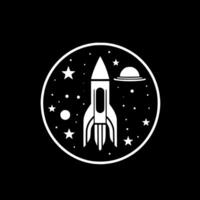 Space - Minimalist and Flat Logo - illustration vector