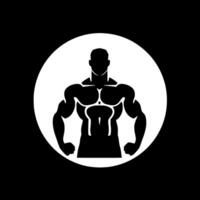 Gym, Minimalist and Simple Silhouette - illustration vector