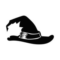 hand drawn witch hat illustration design. vector