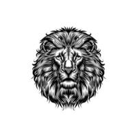 cabeza de león diseño ilustración vector