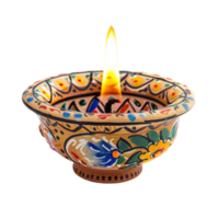 Happy Diwali Greeting,Multicolored Paints Diwali Lamp png