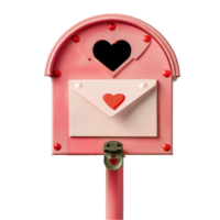 Valentijn mail doos - post doos met hart, Valentijn postbus png