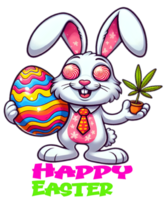 Easter bunny cartoon clipart png