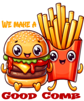 Fast food friendship png