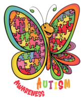 Butterfly Autism Awareness png