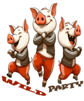 Funny wild boar png