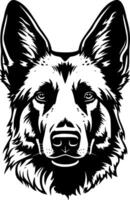 German Shepherd - High Quality Logo - illustration ideal for T-shirt graphic vector