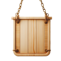 Pro wooden board on transparent background. png