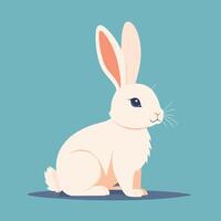 Rabbit cartoon illustration clip art design vector