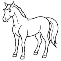 caballo ilustraciones - ideal para ecuestre marca, Arte huellas dactilares, y casa de Campo decoración vector