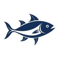 of Fish, Seafood on White Background vector