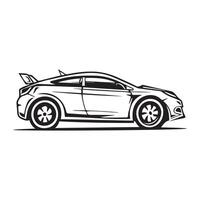 SUV Car Image . Side view. Illustration Of SUV Car vector