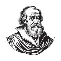 Galileo Galilei s, isolated Stock Image and Art vector