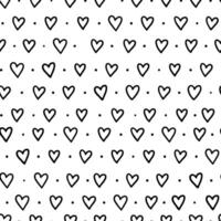 Stylish monochrome doodles. Hipster doodle print. Seamless pattern. Hand drawn pattern vector