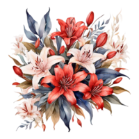 aquarell blumenstrauß png