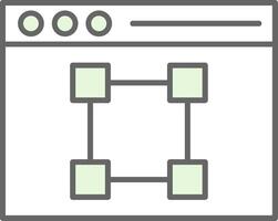 Text Editor Fillay Icon vector