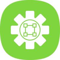 Text Editor Line Two Color Icon vector
