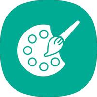 Watercolor Line Two Color Icon vector