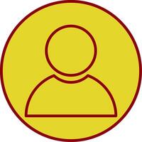 User Line Two Color Icon vector