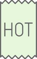 Hot Fillay Icon vector