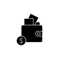 digital wallet concept line icon. Simple element illustration. digital wallet concept outline symbol design. vector