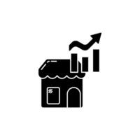 growth concept line icon. Simple element illustration. growth concept outline symbol design. vector